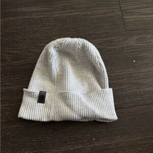 Lululemon Gray Ribbed Beanie